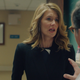 Renata Klein, played by Laura Dern, arriving to the hospital to see her daughter.